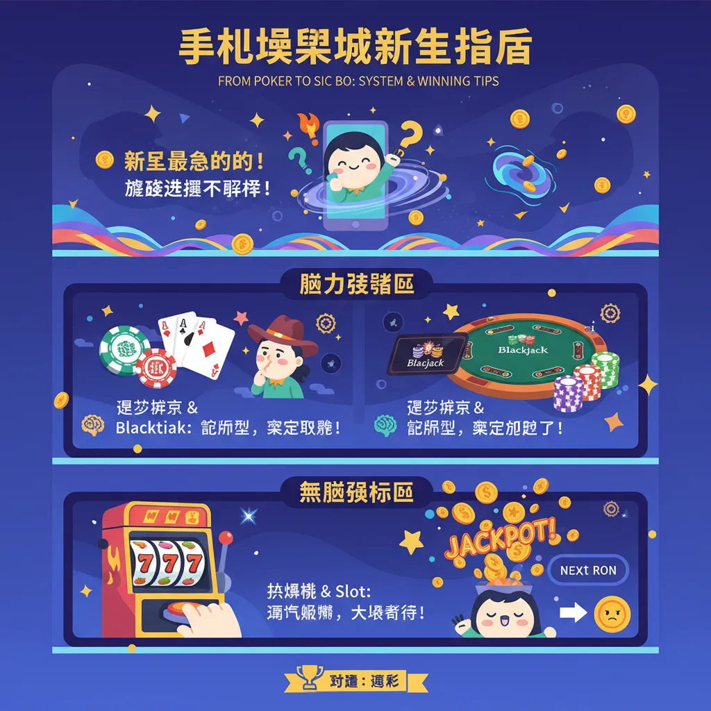 手機娛樂城新手指南：從德州撲克到骰寶，系統操作與中獎撇步公開